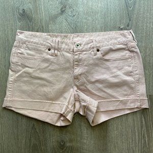 Madewell pale pink denim shorts size 31